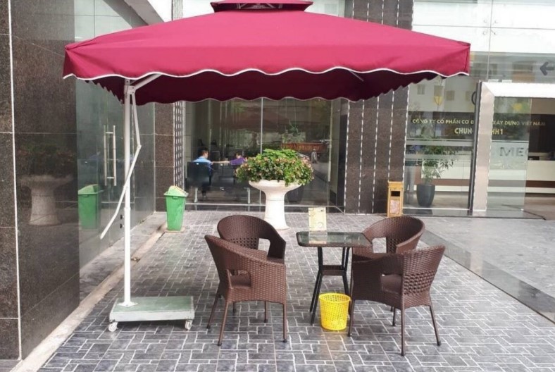 Hình ảnh Cách bảo quản dù cafe che nắng được lâu nhất